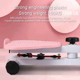 Waist Twister Machine with Resistance Bands, 300 LB Twist Board for Exercise, Adjustable Waist Twister Board Waist Sculptor Twist Exercise Board, Ab Twisting Machine