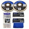 Angle Grinder Metal Polishing Kit for Aluminium Alloy Brass 5pc