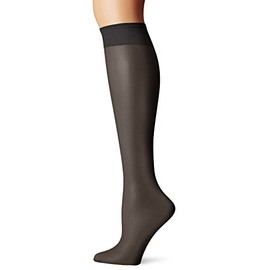 Berkshire Women's All Day Knee High Sandalfoot Pantyhose, Off Black, 8 1/2 - 11