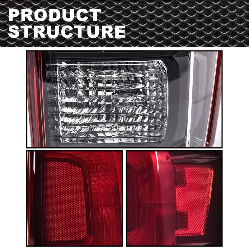 CNNELL Tail Lights Assembly Compatible with Toyota Tacoma 2016-2021 All