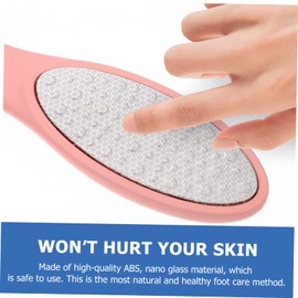 Healeved Foot Callus Remover Foot File Pedicure Tool Foot Skin File Safe Nano Glass for Men Women Gentle Grinding Points Design