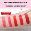 HANDAIYAN 5pcs Matte Lipstick Set Waterproof Long Lasting Non-stick Cup