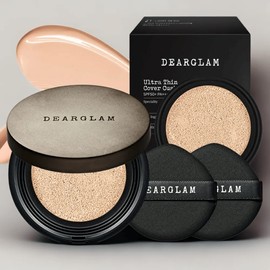 Anjumain Dear Glam Ultra Thin Cover Cushion Main Product + Refill Set No. 23 BEIGE × 24g × 1 set / 디어글램 울트라 씬 커버 쿠션 본품+리필세트 23호 BEIGE × 24g × 1세트