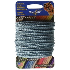 Needloft Craft Yarn, 20-Yard, Sail Blue