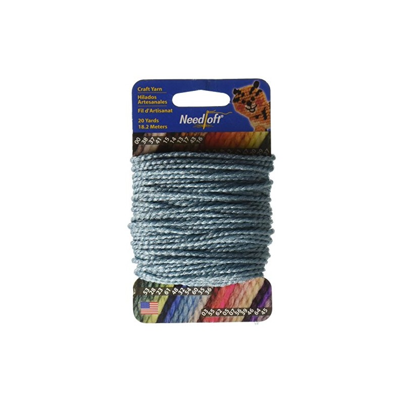 Needloft Craft Yarn, 20-Yard, Sail Blue