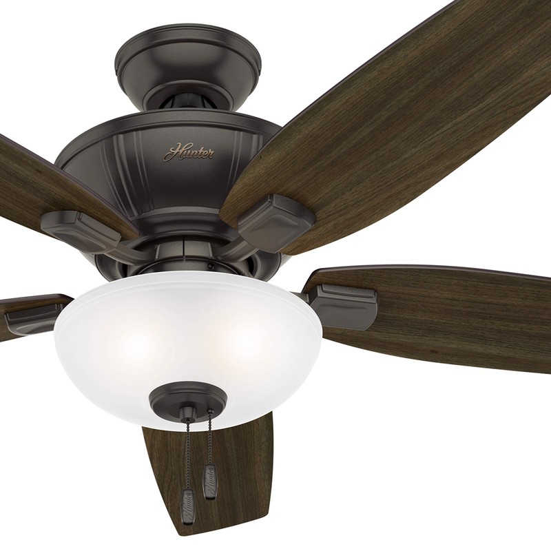 Hunter Fan 52 inch Traditional Nobel Bronze Indoor Ceiling Fan