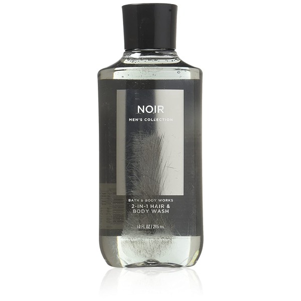 Bath & Body Works, Signature Collection 2-in-1 Hair + Body Wash, Noir For Men, 10 Ounce