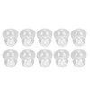 10 Pcs Sound Amplifier Dome Soft Silicone Anti Static Dual