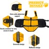 FainFun Dog Life Jacket, Orange, for Small and Large Dogs,