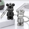 Rusoz Bear Keyring, 3D Bear Guardian Angel Pendant Cartoon Cute