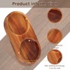 Salt and Pepper Mill Tray Wood Pepper and Salt Mill