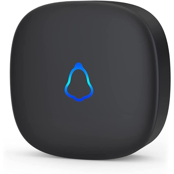 SECRUI Wireless Doorbell M520 Black Receiver(Only 1 Receiver, No Transmitter)