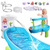 Vodolo Water Table Pump Continuous Flow,Cordless Kids Battery Powered Water