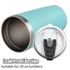 Seimneire 2 Pcs Tumbler Flip Lid for 20oz Water Bottle,