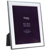 Hampton Frames MARBELLA 8x10 (20x25cm) Silver Elegant Photo Frame with