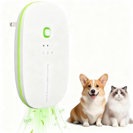 Cat Litter Deodorizer 99% Ozone Odor Eliminator Negative Ion 2-IN-1, Portable Plug In Ionic Air Purifier Filter-free Quiet Dog Poof Odor Removal for Home, Pets, Kitchen, Toilet, Wardrobe, Garage