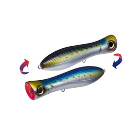 Yo-Zuri R1154-CIW Bull Pop Floating Lure, Chrome Sardine