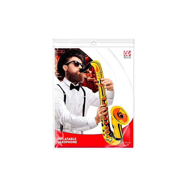 WIDMANN Inflatable Saxophone aptafêtes ac1729 ? 55 cm