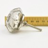 Mottled Silver Star Glass Knob, Pull, Handle, for Cupboards, Doors,