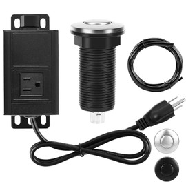 Kit de interruptor de aire para eliminación de basura, interruptor de aire superior del fregadero para eliminación de residuos de aliment...