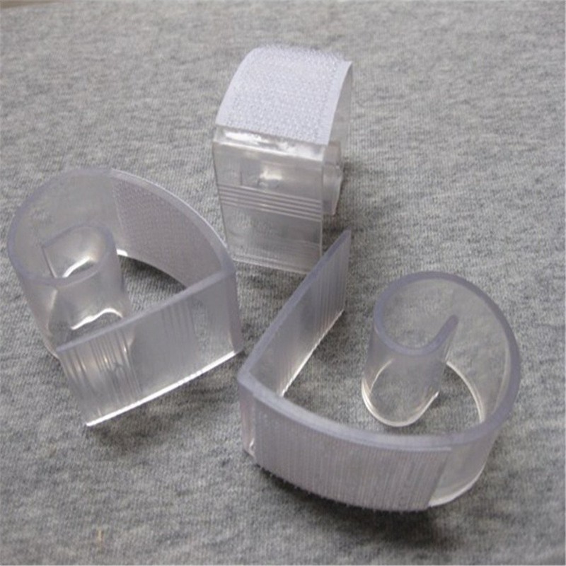 25pcs 3-4.5 cm Transparent Plastic Wedding Banquet Table Skirting Clips