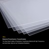 sourcing map 10 Pack Clear Plastic Sheet Transparency Panel 9x12x0.02''