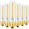 T10 Led Bulb,Dimmable 6W Led Tubular Bulbs, 60 Watt Incandescent