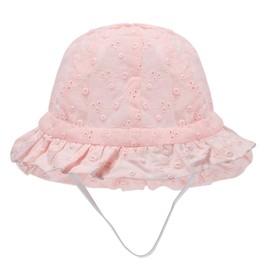 Fjquamitix Baby Sun Hat with Hidden Patterns，Baby Summer Hats,Summer Toddler Kids Beach Hats for Girls 0-1 Year (UK, Age, One Size, Pink)