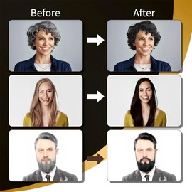 Mrettick Hair Dye Shampoo, Hair Instant Dye Shampoo, Brown Hair Dye Shampoo, Natural Hair Colour Shampoo for Grey Hair, Long Lasting Hair Instant Dye Shampoo Hair Colour (Light Brown)