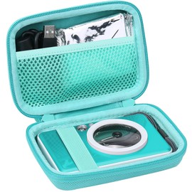 co2CREA Hard Case Replacement for Canon Ivy 2 Mobile Mini Ivy CLIQ CLIQ+ CLIQ 2 CLIQ+ 2 Instant Camera Printer Wireless Bluetooth Photo Printer, Turquoise Case