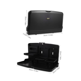 Gatuida Foldable Car Rear Small Table Lap Tray for Eating Laptop Phone Drinks Holder