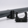 PVC Pipe Clamps Set, 20 mm, Plastic, Pack of 10,