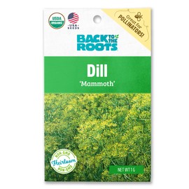 Back to the Roots - 100% Organic Seed Packet - Dill 'Mammoth' 1g