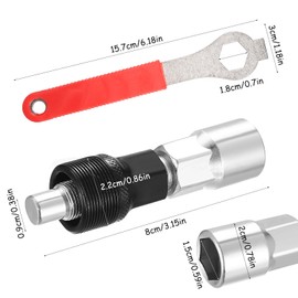 Crank Puller Bicycle Bottom Bracket Tool Bicycle Crank Tool 5 Pieces Bicycle Crank Puller and Bottom Bracket Tools, 16 mm Bottom Bracket Wrench Bicycle Tool Wrench Removal Bicycle Crank