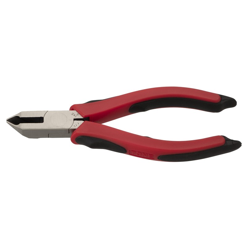 Tone Diagonal Nipper (Master Grip Type) NN-125G, Red, Total Length:
