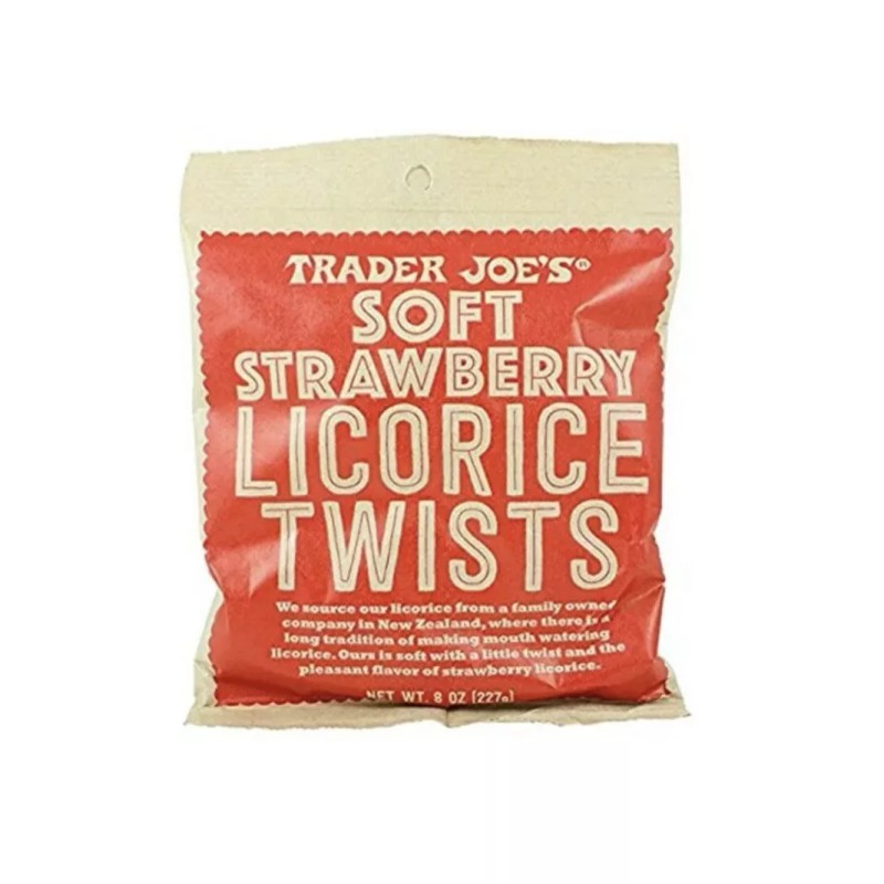 Trader Joe's 5 Packs Trader Joe's Soft Strawberry Licorice Twists