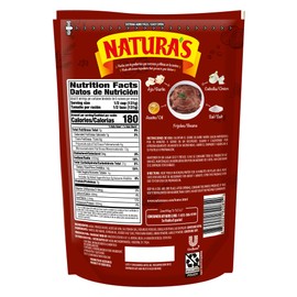 Natura's Refried Red Beans, Ready-to-Eat Vegetarian Refried Beans, Frijoles Rojos 26.45 oz Pouch (Pack of 12)