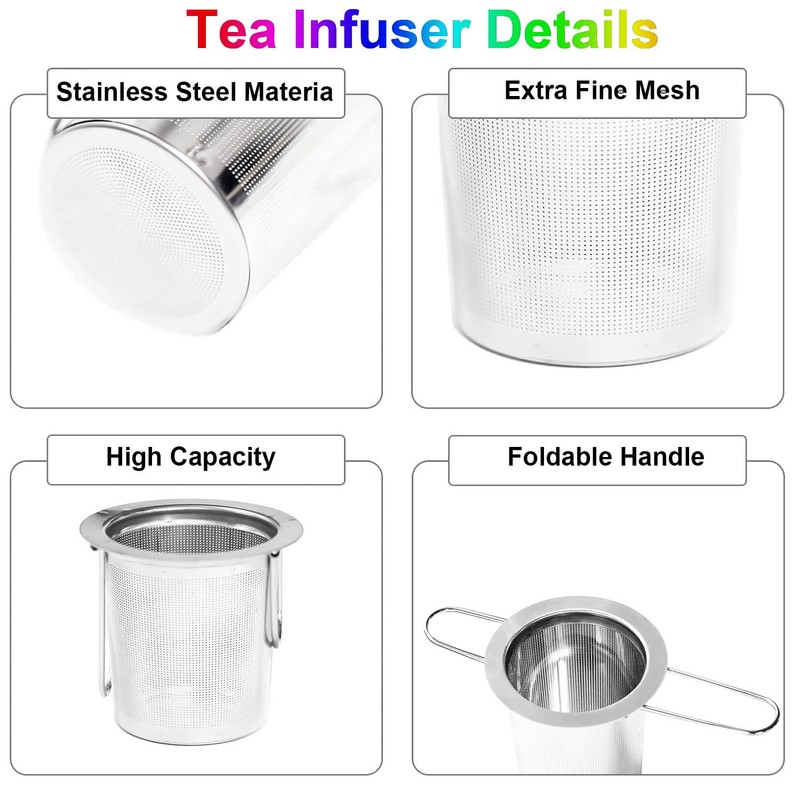 Mtxorvix Tea Filter Strainer Extra Fine Mesh Tea Strainer Stainless
