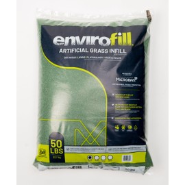 All Turf Mats® Pro-Grade 50lbs 12/20 Coated Green Silica Sand Infill - Elevate Your Synthetic Turf Performance with Premium Material for Enhanced Durability.