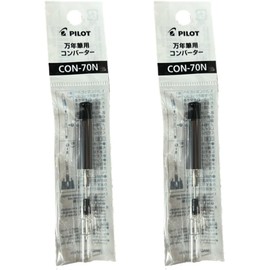PILOT CON-70N - Convertidor de tinta para pluma estilográfica (tipo cartucho, inhalador de tinta) tipo empuje x 2 juegos (JAN: 4902505602801)
