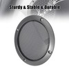 X AUTOHAUX 5" Titanium Tone Audio Speaker Cover Mesh Subwoofer
