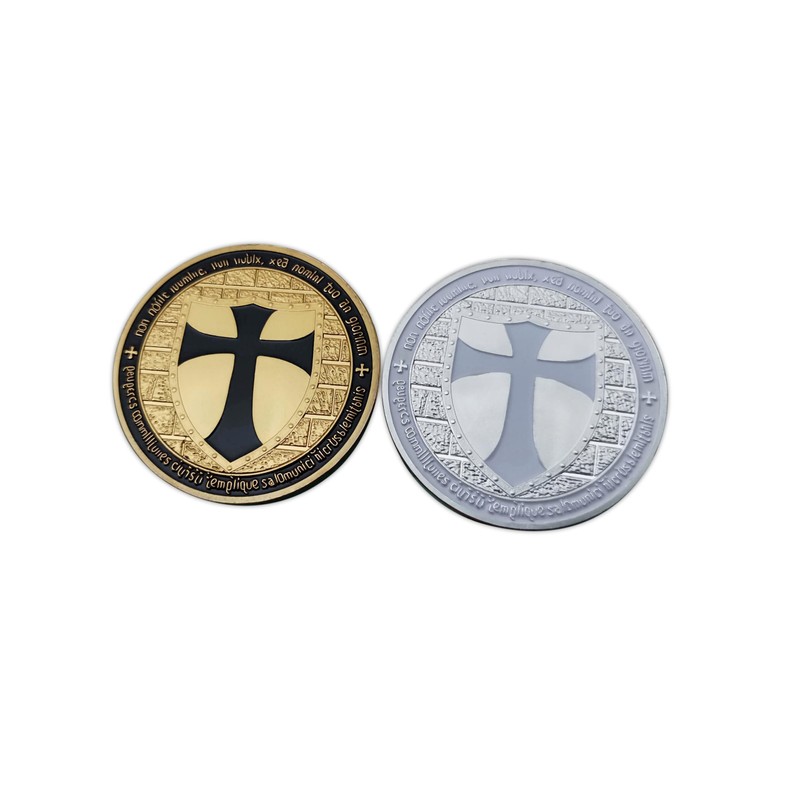 Eillwin Knight Templar 2x Fine Cross Coin Set Special collectable