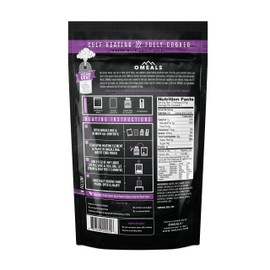 OMEALS Maple Brown Sugar Oatmeal MRE - Sustainable Premium Outdoor Food-Extended Shelf Life-Fully Cooked w/Heater-No Refrigeration-Perfect for Outdoor Enthusiasts, Travelers, Emergency Supplies-USA Made