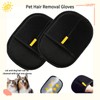 Pet Hair Remover, Electrostatic Pet Hair Removal Gloves, Two-way brush