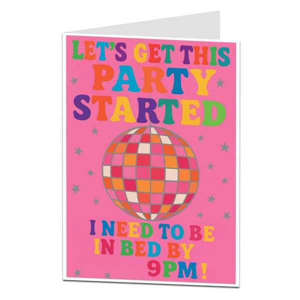LimaLima Funny Birthday Card for Women – Let’s Get This
