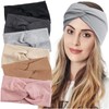VEGCOO Women's Winter Hair Band, Pack of 6, Wide Twisted