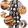 G2TUP Bread Lover Gift Cute Bread Design Apron With Pockets