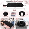 Fillable Travel Neck Pillow for Clothes Storage – Stuffable Pillow