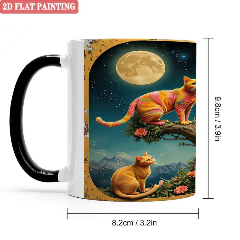 Custom References 11oz Ceramic Mug Availablecapacity: 11 oz, color: White