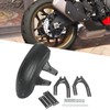 Motorcycle Rear Mudguard ABS Metal Black Tire Splash Guard Universal